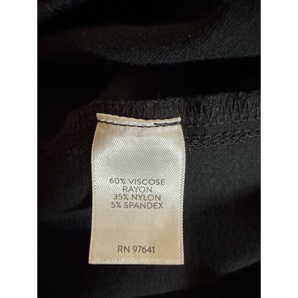J.Jill Ponte Slim Leg Pants Women’s M Black Pull On Stretch Career - Picture 8 of 8
